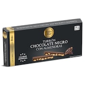 Turrón de chocolate negro con almendras Dia Dulce Noel 175 g
