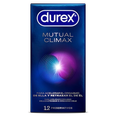 Preservativos mutual climax Durex 12 unidades-0