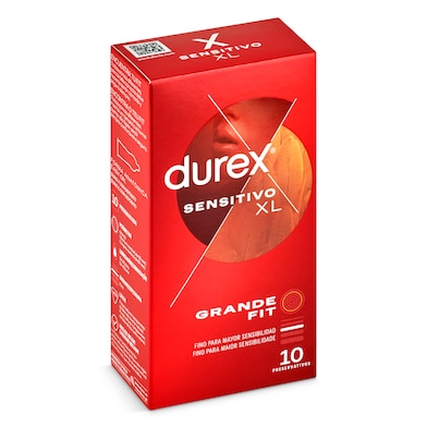 Preservativos sensitivo xl Durex 10 unidades-0