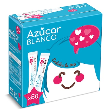 Azúcar blanco en sobres Dia 300 g-0