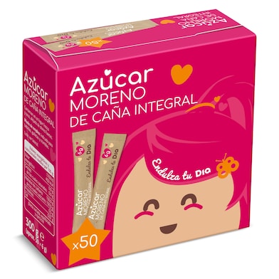 Azúcar moreno en sobres Dia 300 g-0