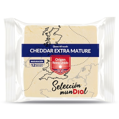 Queso cheddar madurado Dia Selección Mundial 200 g-0