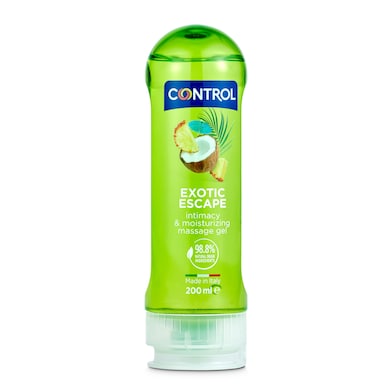 Gel lubricante íntimo exotic escape Control 200 ml-0