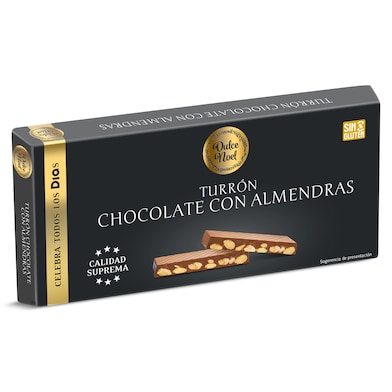 Turrón de chocolate con almendras Dia Dulce Noel 175 g-0 Turrón de chocolate con almendras Dia Dulce Noel 175 g-0