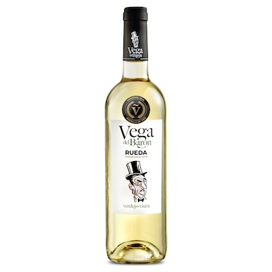 Vino blanco verdejo-viura D.O. Rueda Vega del Báron 75 cl-0