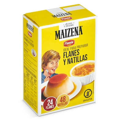 Preparado para flanes y natillas Flanin 192 g-0