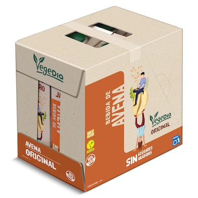 Bebida de avena Dia Vegedia pack 6 x 1 L-0