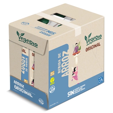 Bebida de arroz Dia Vegedia pack 6 x 1 L-0