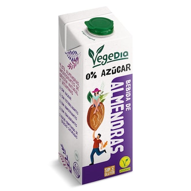 Bebida de almendras 0% azúcares Dia Vegedia 1 L-0