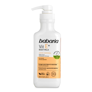 Leche corporal vitamina e Babaria 500 ml-0