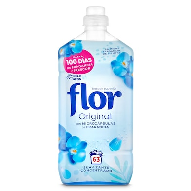 Suavizante azul Flor 63 lavados-0