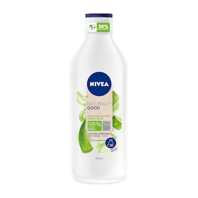 Loción corporal aloe vera piel normal-seca Nivea 350 ml-0
