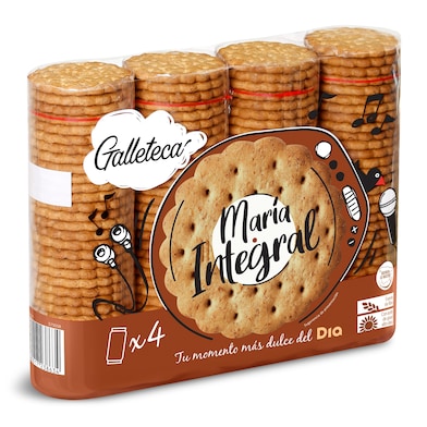 Galletas integrales maría Galleteca de Dia 800 g-0