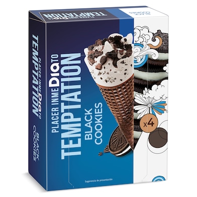 Conos cookies Dia Temptation 4 x 65 g-0