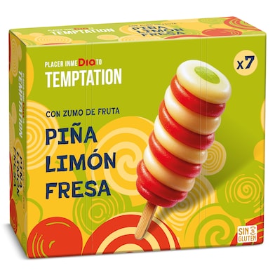 Sorbetes remolino de frutas Dia Temptation 7 x 65 g-0