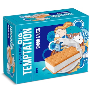 Sándwich de nata Dia Temptation 6 x 50 g-0