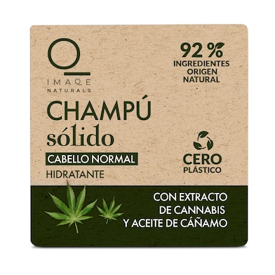 Champú sólido hidratante con cannabis y aceite de cáñamo Dia Imaqe 60 g-0