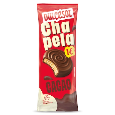 Chapelas de cacao Dulcesol 126 g-0