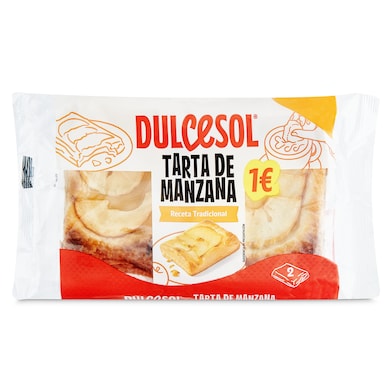 Tarta de manzana Dulcesol 135 g-0