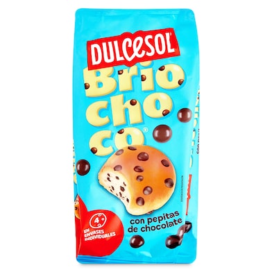 Briochoco con pepitas de chocolate Dulcesol 160 g-0