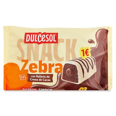 Bombón zebra relleno de cacao Dulcesol 120 g-0