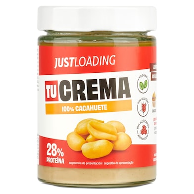 Crema de cacahuete Just loading 500 g-0