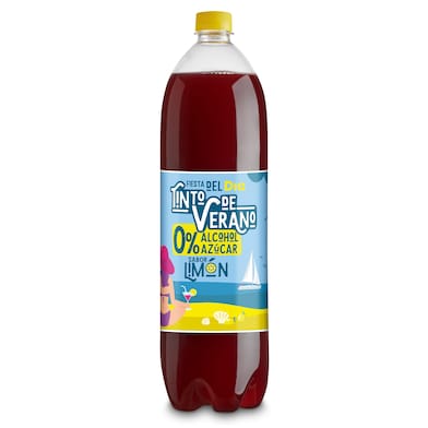 Tinto de verano sin alcohol con limón Fiesta del Dia 1.5 L-0