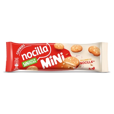 Mini galletas rellenas con crema de leche Nocilla 64 g-0