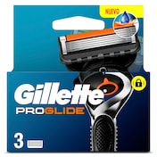 Recambio maquinilla de afeitar Gillette Proglide Fusion 3 unidades