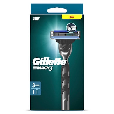 Maquinilla de afeitar + 2 recambios Gillette Mach3 1 unidad-0