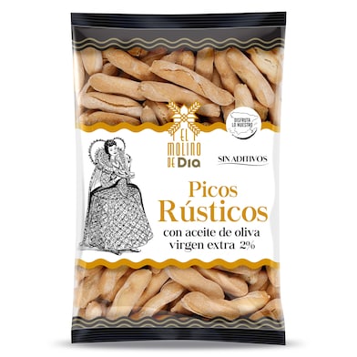 Picos rústicos con aceite de oliva El Molino de Dia 130 g-0