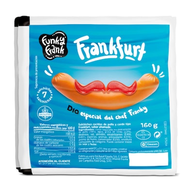 Salchichas frankfurt Dia Funky Frank 4 x 160 g-0