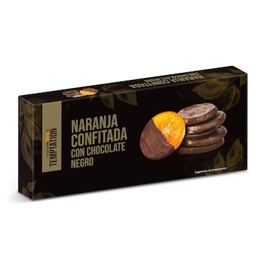 Naranja confitada con chocolate negro Dia Temptation 150 g-0 Naranja confitada con chocolate negro Dia Temptation 150 g-0