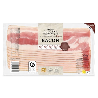 Bacon en lonchas Dia Nuestra Alacena 200 g-0