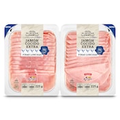 Jamón cocido extra Dia Nuestra Alacena 2 x 225 g