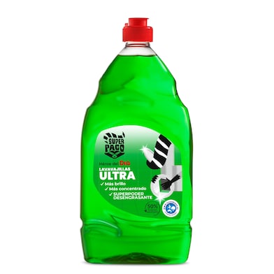 Lavavajillas a mano concentrado ultra Dia Super Paco botella 1 L-0