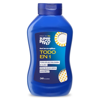 Gel para lavavajillas Dia Super Paco 36 lavados 648 ml-0
