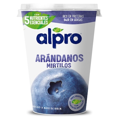 Postre de soja con arándanos Alpro 400 g-0