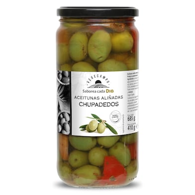 Aceitunas aliñadas chupadedos Dia Vegecampo 410 g-0