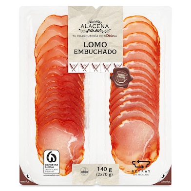 Lomo embuchado Dia Nuestra Alacena 2 x 70 g-0