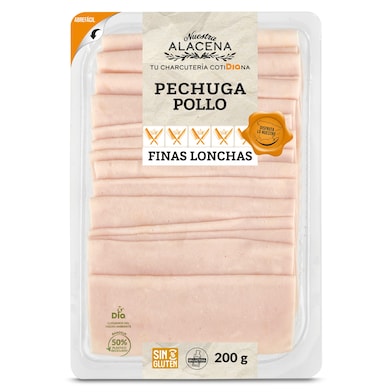 Pechuga de pollo Dia Nuestra Alacena 200 g-0