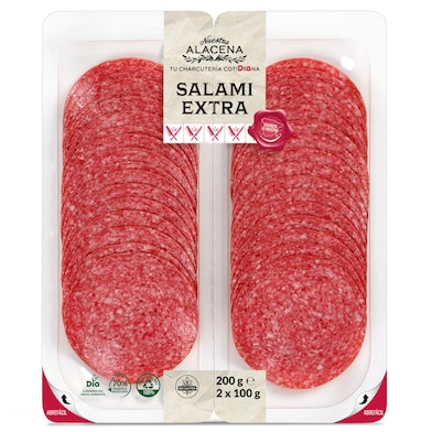 Salami extra Dia Nuestra Alacena 200 g-0