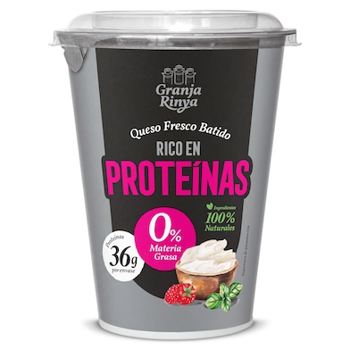 Queso fresco batido rico en proteínas Granja Rinya 400 g-0