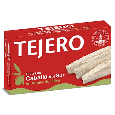 Filetes de caballa en aceite de oliva Tejero 80 g-0