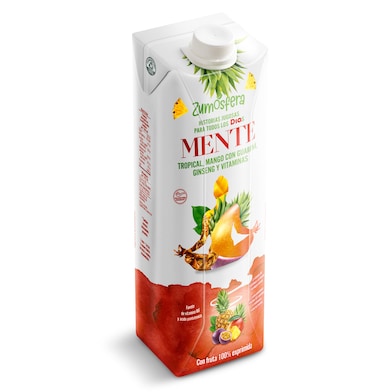 Zumo mente mezcla de frutas con extractos y vitaminas Zumosfera de Dia brik 1 L-0
