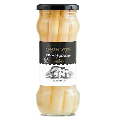 Espárragos blancos IGP de Navarra Delicias de Dia 205 g-0