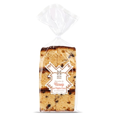 Bizcocho de naranja con chocolate El Molino de Dia 350 g-0