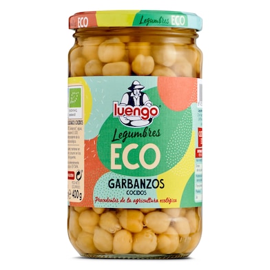 Garbanzos cocidos ecológicos Luengo 400 g-0
