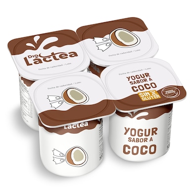 Yogur sabor coco Dia Láctea 4 x 125 g-0
