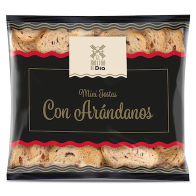 Mini tostas con arándanos El Molino de Dia 90 g-0 Mini tostas con arándanos El Molino de Dia 90 g-0